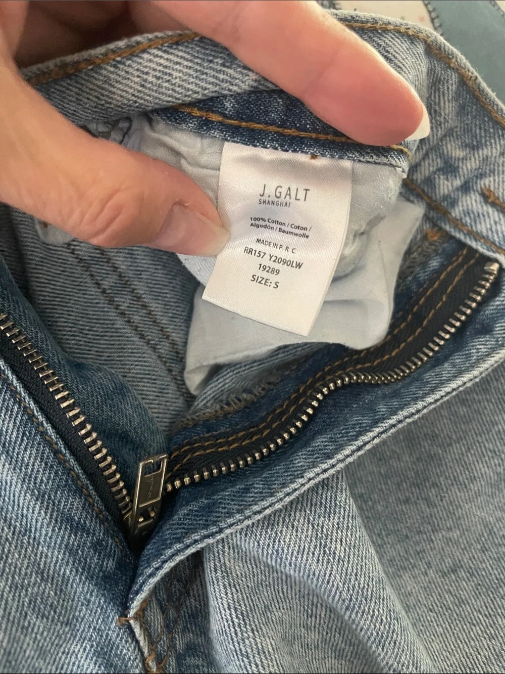John Galt wide leg cargo jean